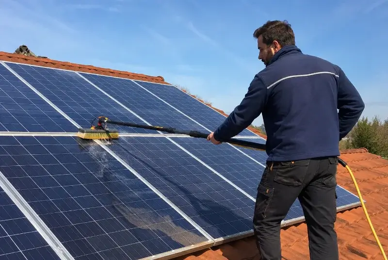 Nettoyage et entretien de panneaux solaires à Angaïs
